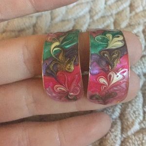 Multicolored earrings
